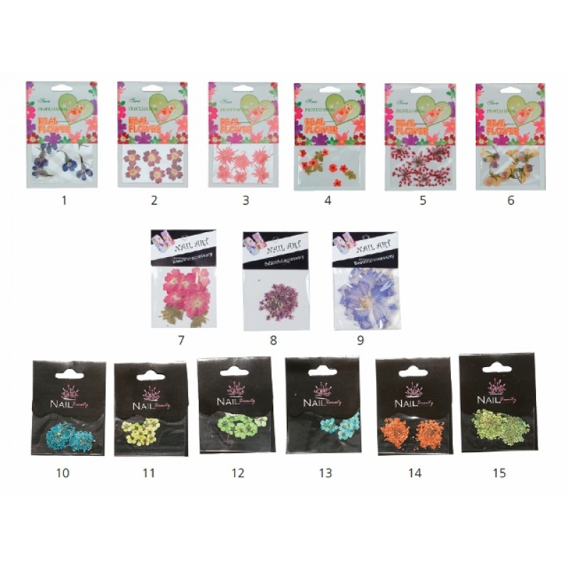 Αποξηραμένα Διακοσμητικά Νυχιών